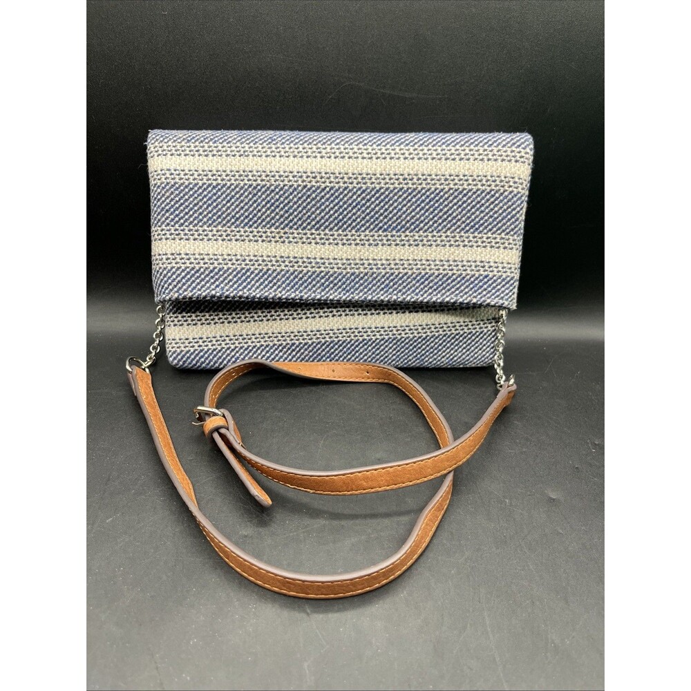Market & Spruce Elissa Clutch Blue And White Print Crossbody Bag • New w/o Tags
